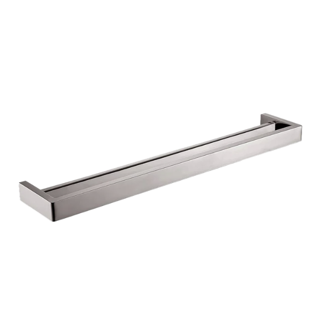 IVANO Series Brushed Nickel Double Towel Rail 600mm