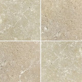 Travertine Beige Tumbled And Unfilled Dropface 610x406x20/60mm