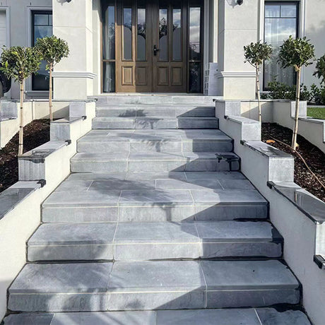 Limestone Belgium Blue Sandblasted Paving 600x400x20mm