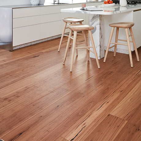 Rustic Matte Fiddleback Engineered Australian Hardwood Rustic Blackbutt 1860x189x14/3mm