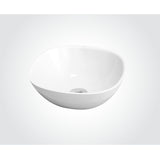 Solid Surface Basin Series Blanche Above Counter Matt White 350x350x130mm