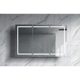 Brighton LED Pencil Edge Shaving Cabinet Natural Timber 1200x750x150mm