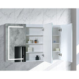 Brighton LED Pencil Edge Shaving Cabinet Matt White 1200x750x150mm