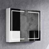 Brighton LED Pencil Edge Shaving Cabinet Matt White 900x750x150mm