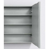 Brighton Pencil Edge Shaving Cabinet Matt White 1200x750x150mm
