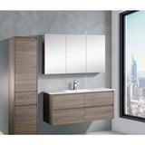 Brighton Pencil Edge Shaving Cabinet Prime Oak 1200x750x150mm