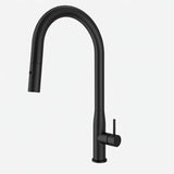 Navona Carysil Slim Pull out Kitchen Mixer Matte Black