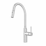 Navona Carysil Round Pull out Kitchen Mixer Brushed Nickel