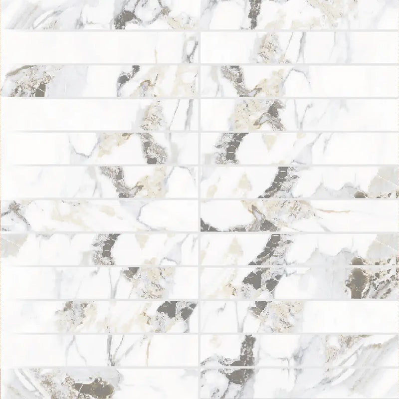 CALACUTTA ORO MATT FINGER MOSAIC 23X148