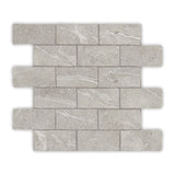 CAPRI Earl Grey 29.9x30.05 Mosaic Tumbled Edge