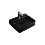 Ceramic Basin Series Above Counter Matt Black 500x420x130mm