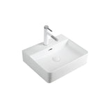 Ceramic Basin Series Above Counter Matt White 500x420x130mm