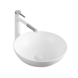 Ceramic Basin Series Above Counter Gloss White 395x395x150mm