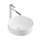Ceramic Basin Series Above Counter Gloss White 360x360x120mm