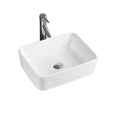 Ceramic Basin Series Above Counter Gloss White 480x370x130mm