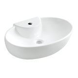 Ceramic Basin Series Above Counter Gloss White 580x380x140mm