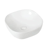 Ceramic Basin Series Above Counter Gloss White 370x370x120mm