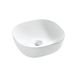 Ceramic Basin Series Above Counter Gloss White 500x400x150mm