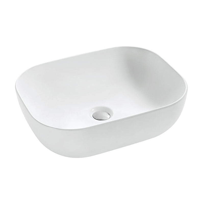 Ceramic Basin Series Above Counter Gloss White 500x400x150mm