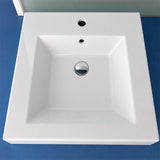 Ceramic Basin Series Wall Hung Basin Gloss White 670x505x210mm
