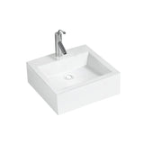 Ceramic Basin Series Above Counter Gloss White 430x445x120mm
