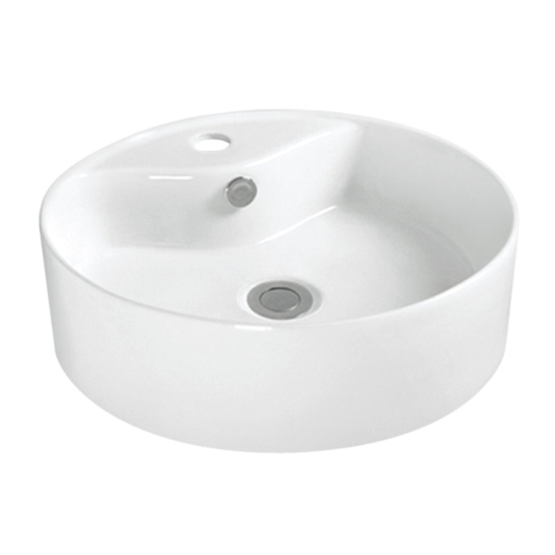 Ceramic Basin Series Above Counter Gloss White 460x460x155mm