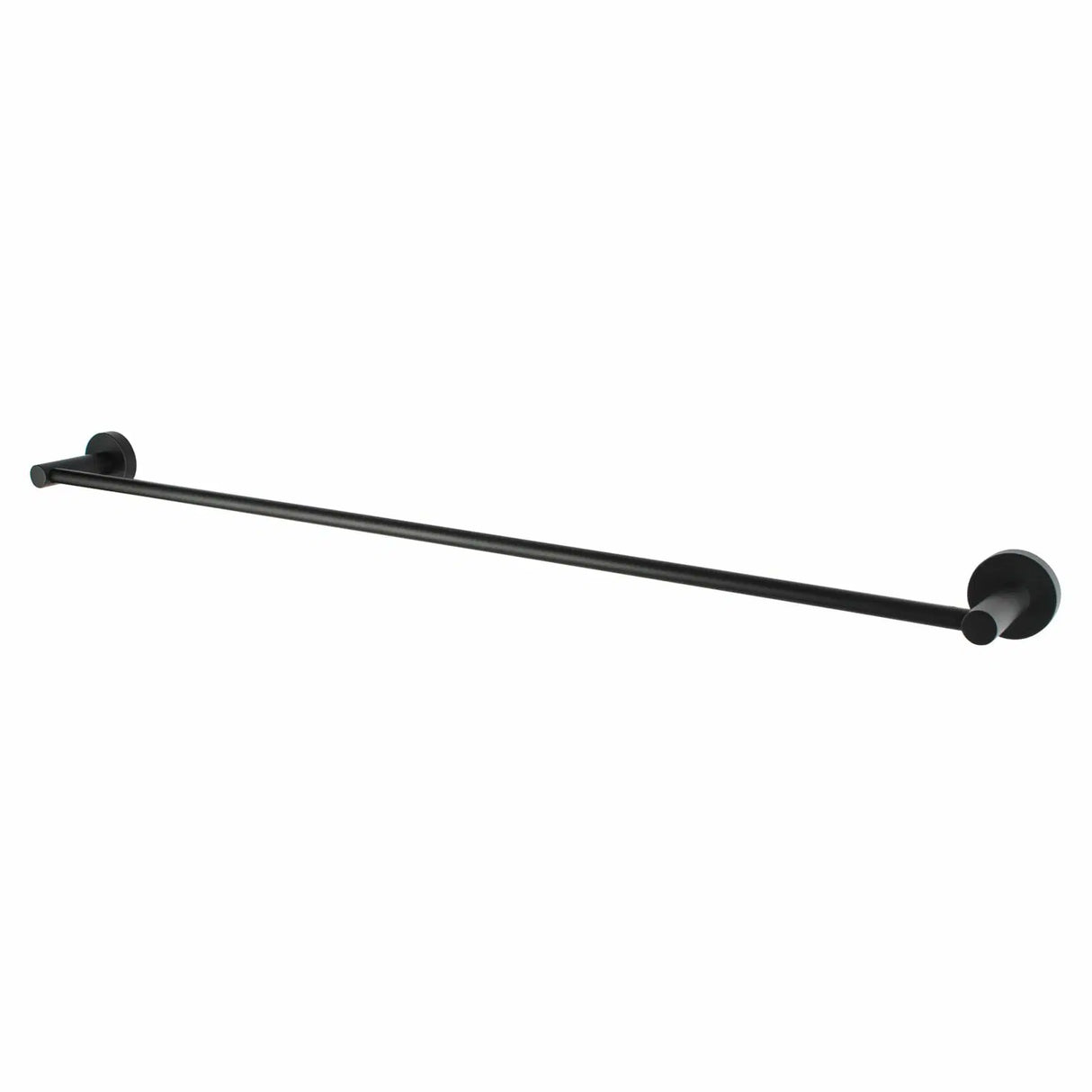 LUCID Round Black Single Towel Rack Rail 790mm