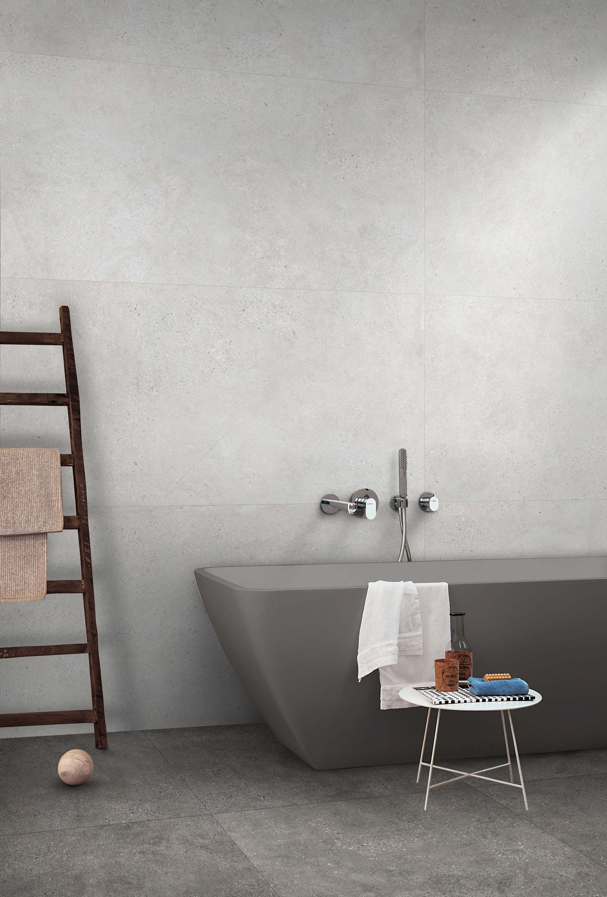 Concrete Rock White 600x1200 Matt