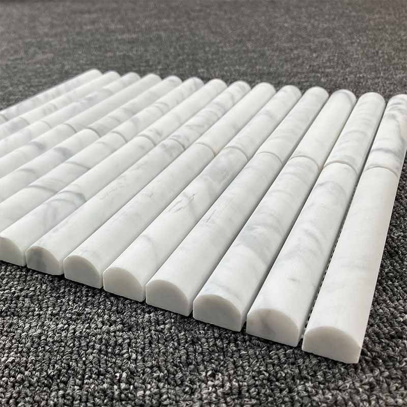 Carrara Mosaic Convex Mosaics Soft Matt 306x302