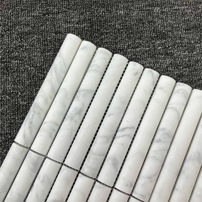 Carrara Mosaic Convex Mosaics Soft Matt 306x302