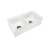 Carysil Fine Fireclay Double Bowl 838x457x232mm