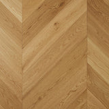 De Marque European Oak Engineered Flooring Chevron Latte 600x120x15/4mm