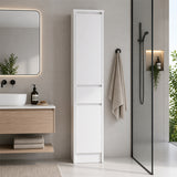 Cobe Tallboy Freestanding Gloss White 410x400x1800mm