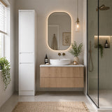 Cobe Tallboy Freestanding Matt White 410x400x1800mm