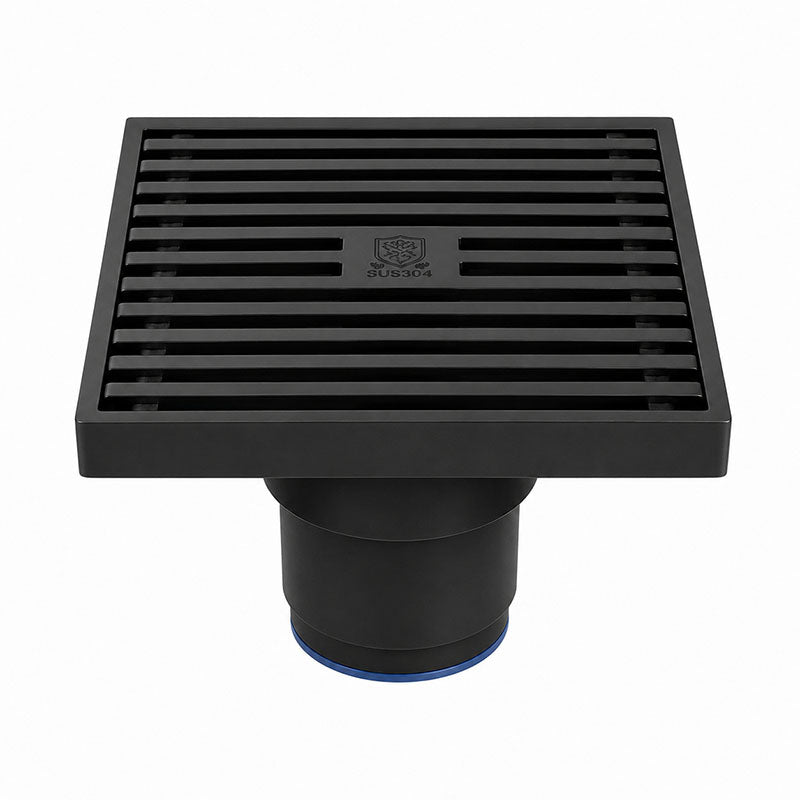 DrainCover 50mm Casting Brass Strips Black 100x100mm