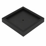 DrainCover Tile Insert 75mm All-StainlessSteel Black 115x115mm