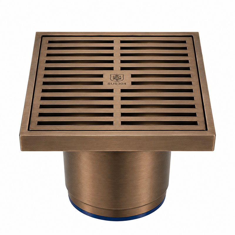 DrainCover 75mm Casting Brass Strips Bronze 100x100mm