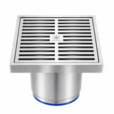 DrainCover 75mm Casting Brass Strips Chrome 100x100mm