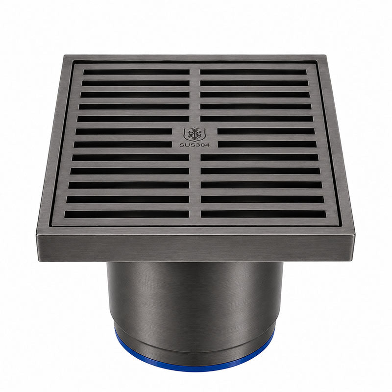 DrainCover 75mm Casting Brass Strips Gun Metal 100x100mm