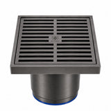 DrainCover 75mm Casting Brass Strips Gun Metal 100x100mm