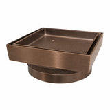 DrainCover Tile Insert 75mm Casting Brass Bronze 115x115mm
