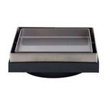 DrainCover Tile Insert 100mm 316-StainlessSteel Chrome 130x130mm