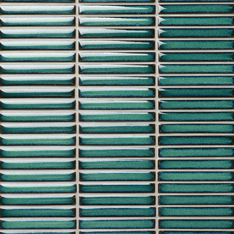 JAPANESE TRACES EMERALD GREEN MOSAICS 12X92X8MM ON 284X298MM