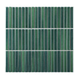 JAPANESE TRACES JADE MIX MOSAIC 12X92X8MM ON 284X298MM