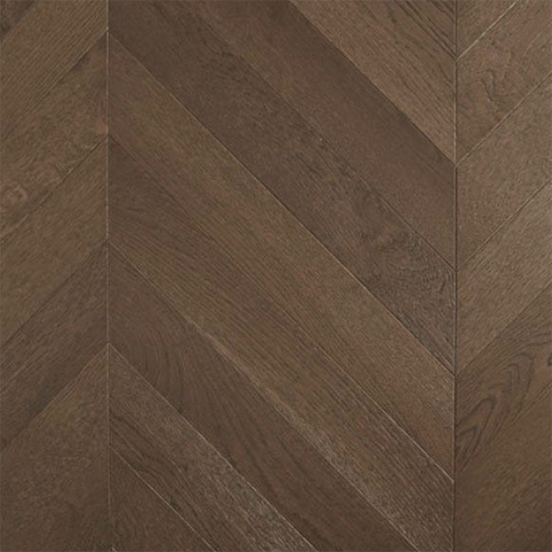 De Marque European Oak Engineered Flooring Chevron Dark Brown 600x120x21/6mm