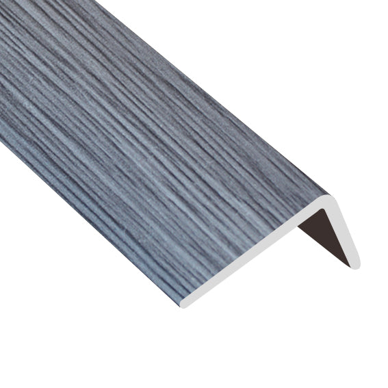 Multi Angle Premium Wood Grain Premium Wrapped 8mm Dark Grey