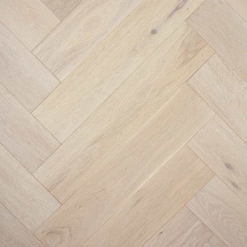 De Marque European Oak Engineered Flooring Herringbone Chateau Grey 600x120x15/4mm