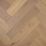 De Marque European Oak Engineered Flooring Herringbone Colonial Grey 600x120x15/4mm