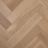 De Marque European Oak Engineered Flooring Herringbone Pure Natural 600x120x15/4mm