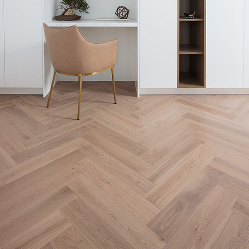 De Marque European Oak Engineered Flooring Herringbone Pure Natural 600x120x15/4mm